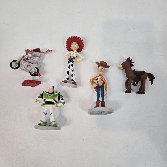 Disney Pixar Toy Story Small Figures on Bases Mixed Lot of 6 Jessie Woody Duke - Picture 2 of 11